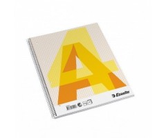 Sąsiuvinis su spirale Esselte, A4/70, langeliais, minkštas viršelis  0722-101